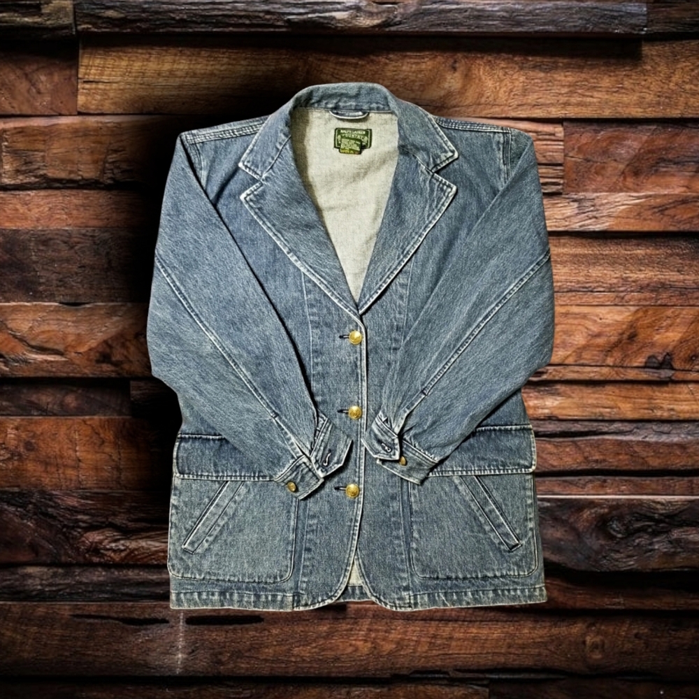 RALPH LAUREN COUNTRY DENIM JACKET- WOMEN'S SIZE SMALL